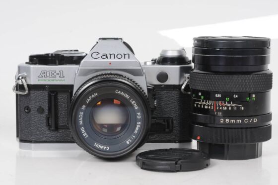 Canon AE-1 Program 35mm 2-Lens Kit