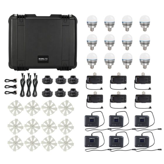 Nanlite Pavobulb 10C 12-Light Kit