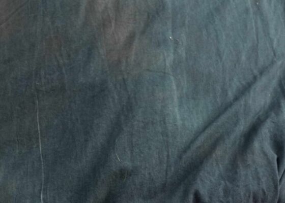 Earthy Navy Blue Cloth Background
